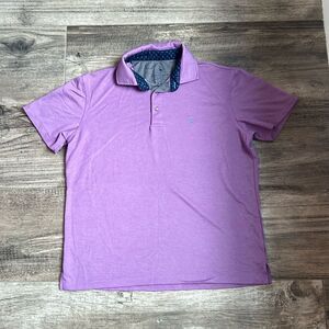 Tailorbyrd Collection Golf Polo Shirt purple Mens Size MEDIUM Blouse golf  #5